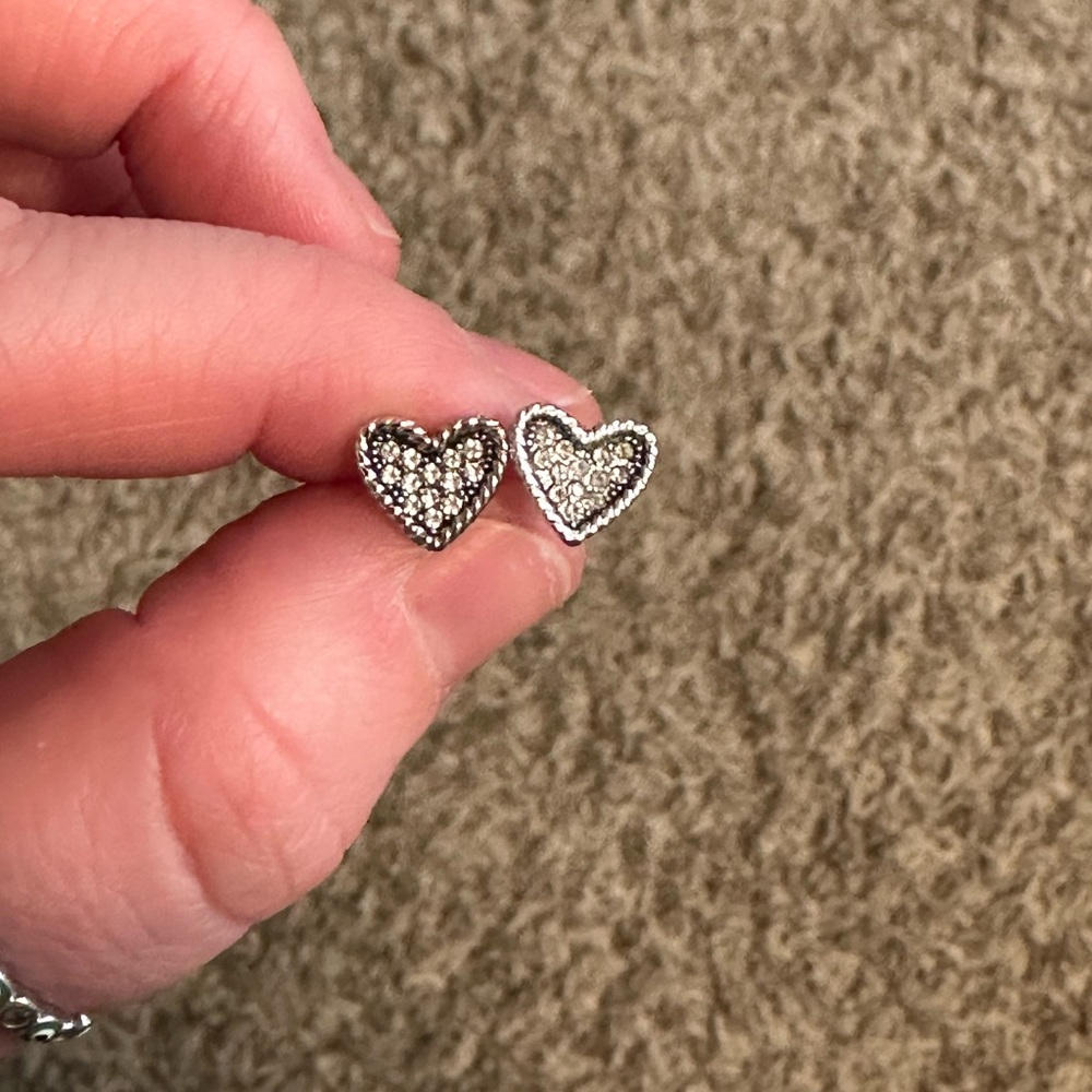 Marc Jacobs - Crystal Heart Earrings